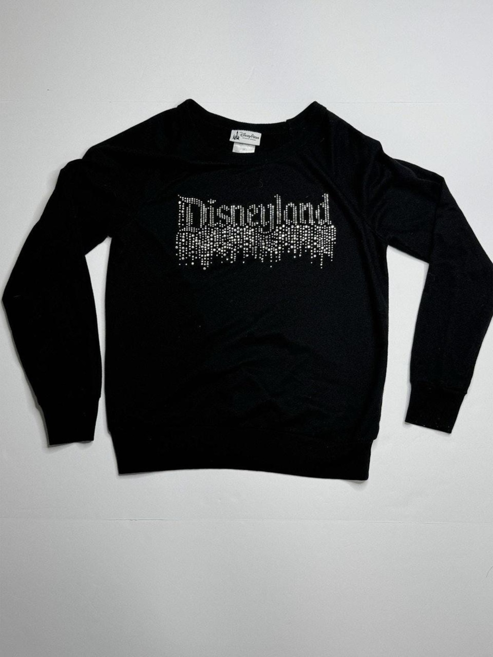 Disney black bedazzled crewneck